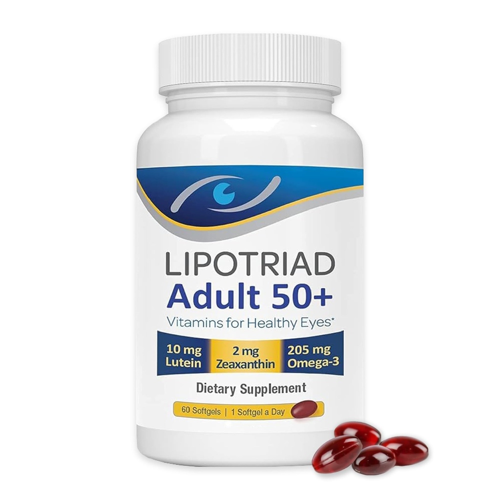Ögonvitamin och mineraltillskott med Zink, vitamin C & E, Omega 3, Lutein & Zeaxanthin - 60 greve