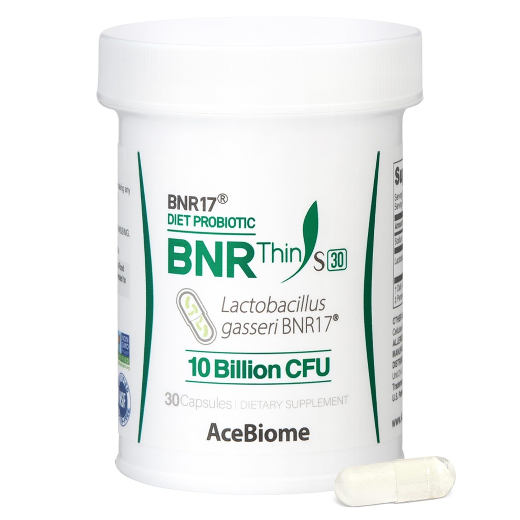 BNRThin S30, Lactobacillus Gasseri BNR17, 10 miljarder CFU garanterad, 30Capsules