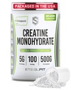 SteelFit Creapure Creatiini Monohydraatti Powder, makuamaton - Saksan Micronized Creatiini Powder for Men & Women - Gym harjoitus Nutritional lisäravinteet lihasten kasvua, aivojen terveys & voima Building