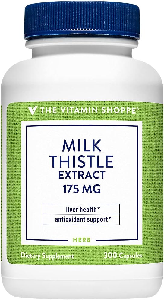 Vitamiini shoppe maito ohdake uute 175 MG (300 kapselia)