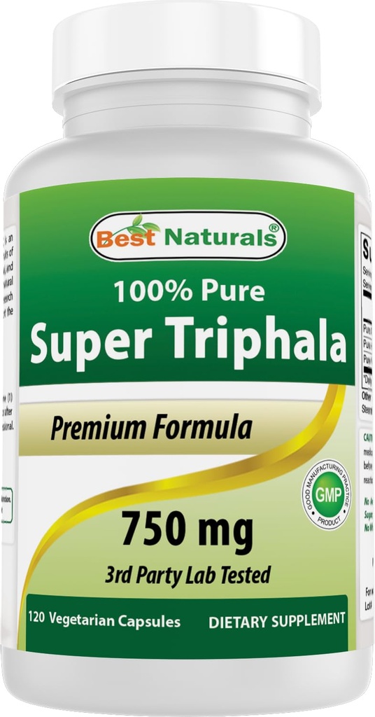 Best Naturals Triphala 750 mg 120 Vcap