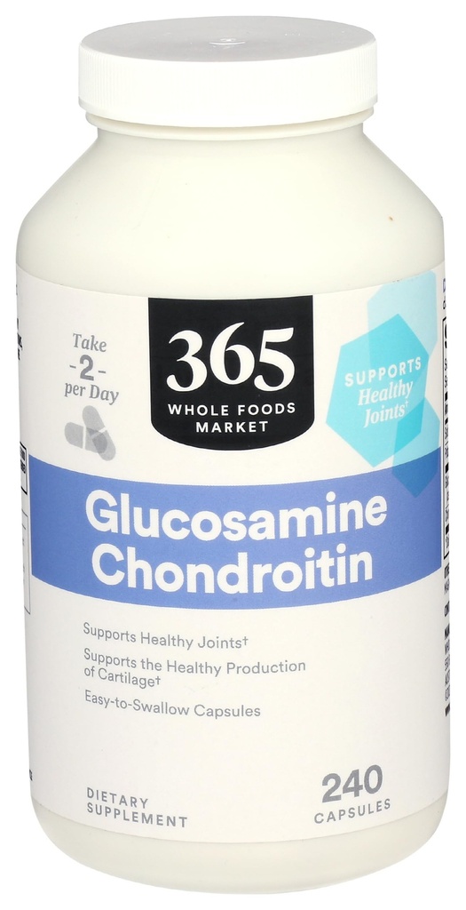 365 by Whole Foods Market, Glukosamiini Chondroitin, 240 Count