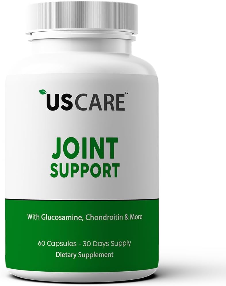 USCare Joint Support Supplement Glucosamine, Turmeric, Boswellia, MSM ja enemmän takaisin, polvet, kädet