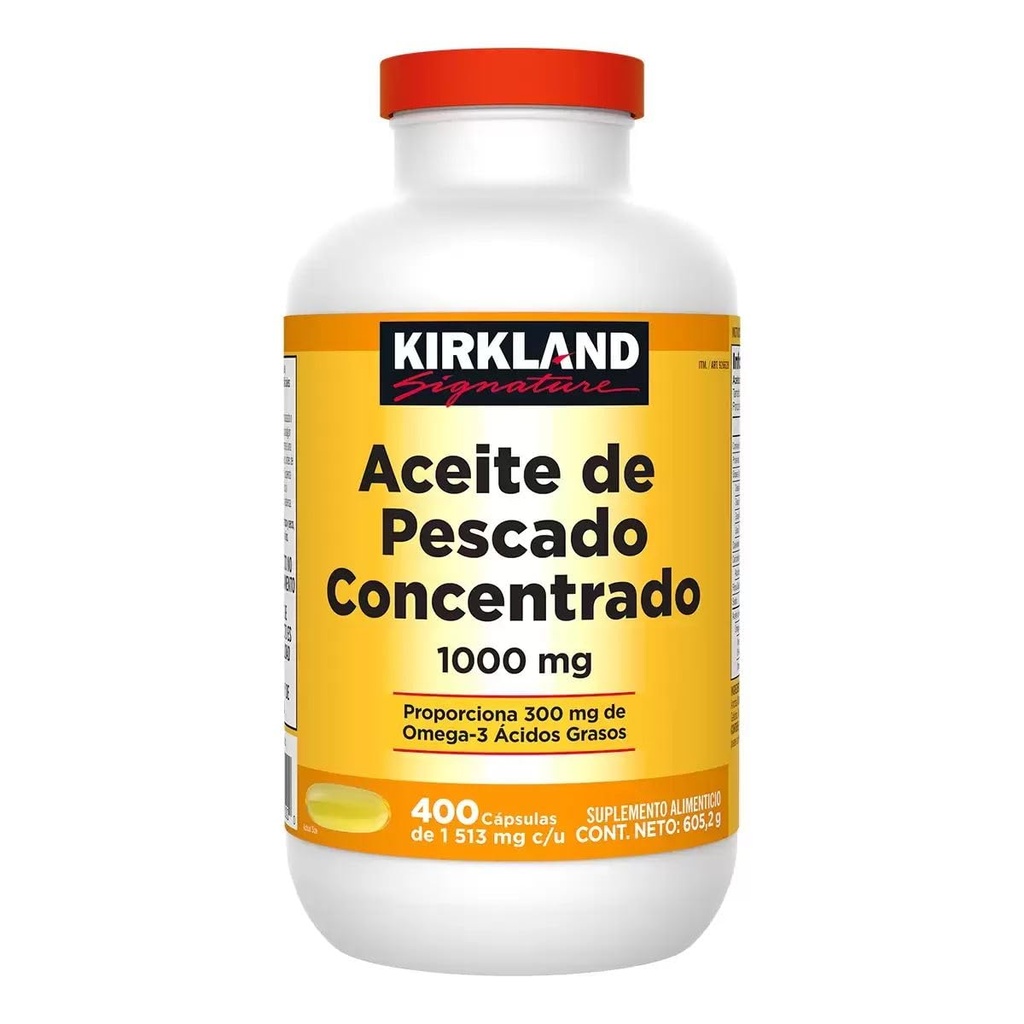 Kirkland Allekirjoitus Kalaöljy 1000mg, 400