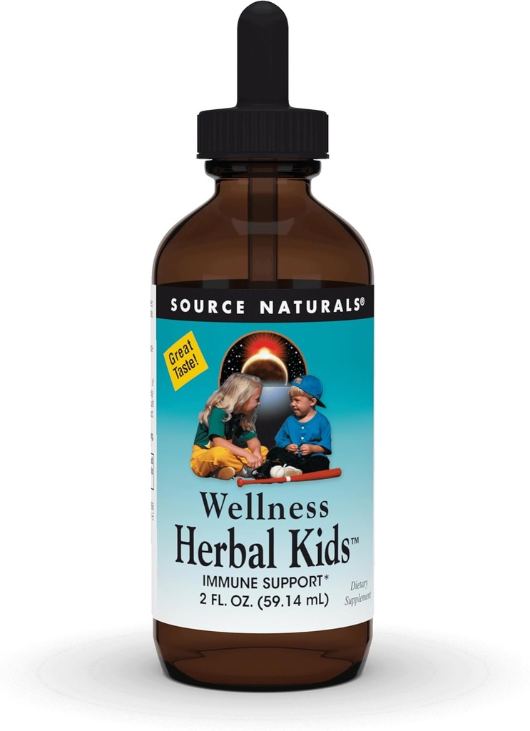 Source Naturals Wellness Herbal Kids, for Immunomy System Support* - 2 Fluid oz