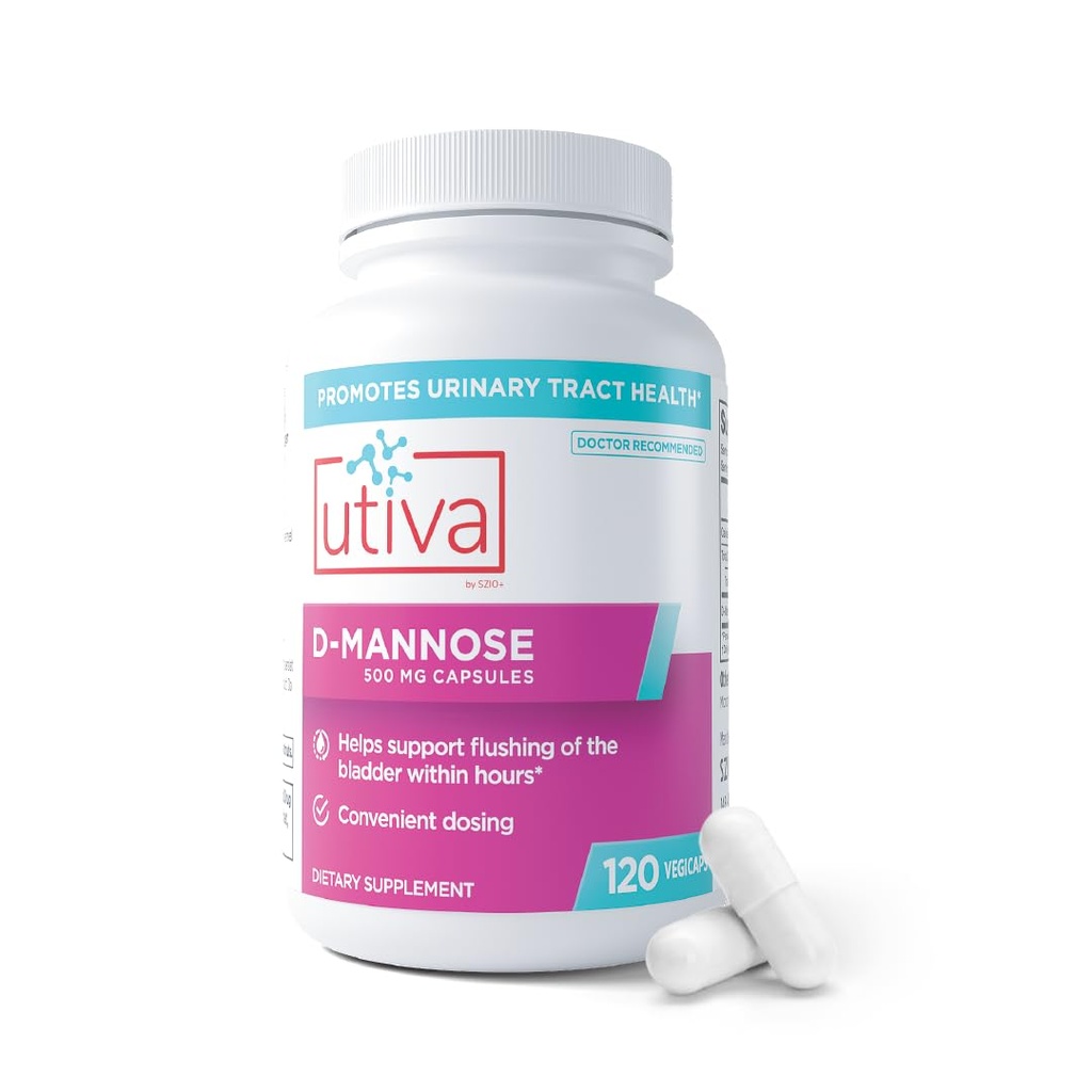 Szio+ Utiva D- Mannose 500 mg kapselit 