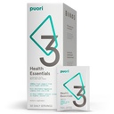 Puori P3 Health Essentials - Monivitamiinit miesten ja naisten - 30 Servings - Omega 3, D-vitamiini, Magnesium, Sinkki - Multi-Nutrient aivot ja energia