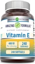 Hämmästyttävä Formula E-vitamiini Supplement . 400 IU Per Serving... 240 Softgels...
