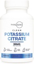 Typ noll kaliumcitrat (99mg, 120 kapslar) - Glutenfri, icke-GMO