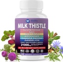 Milk Thistle Supplement 15000mg Organic Artisokka Chanca Piedra Voikukka Maksan suoja sisältää Glutationi NAC Punajuurijauhe D3&K2 vitamiineja Mineraali (29-IN-1)Made Yhdysvalloissa