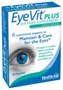 EyeVit Plus - Once-Daily Eye Health Supplement | 30 kapslar | Innehåller Omega-3, Lutein, Beta-Carotene, Zeaxanthin, Bioflavonoids & Bilberry