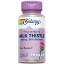 SOLARAY Milk Thistle Seed Extract 350 mg Taatusti sisältää 80% Silymarin, Perinteinen maksan tuki, Vegan & Lab todennettu laadun, 60 päivän Money-Back takuu, 30 tarjoilua, 30 VegCaps