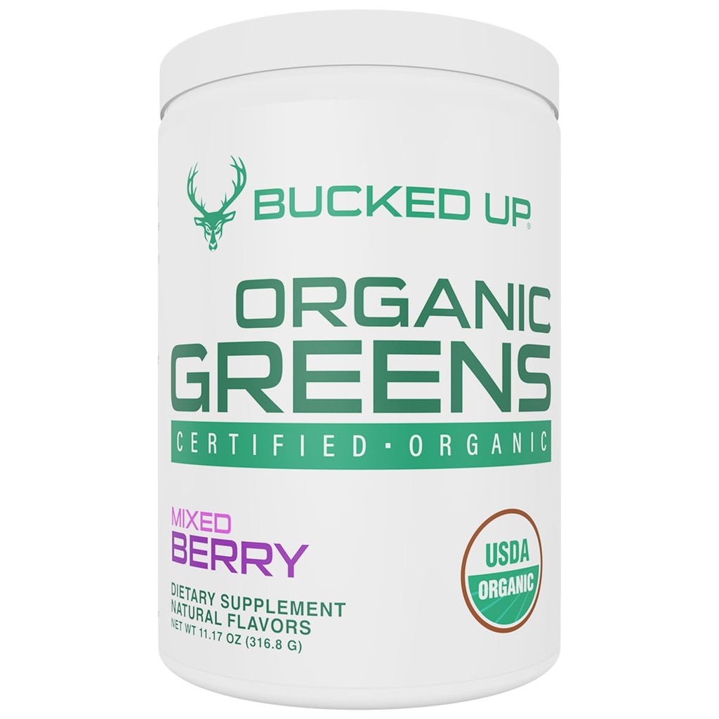 Vihreät Superfood Powder Mixed Berry 8 Eniten sekoitettuja vihanneksia Certified 100% Organic Klorella, Pinaatti, Kale, Spirulina, Alfalfa, Parsakaali, Vehnänruoho, & Ohra Ruoho ...