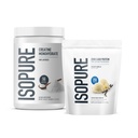 Isopure Bundle of Zero Carb 100% Pure Whey Isolate Protein Powder, Creamy Vanilla, 25g Protein Per Serving, 1 Lb, 14 Servings + Isopure 100% Pure Creatiini Monohydraatti Powder, 100 Servings