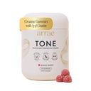 Arrae Tone Gummies - Kreatinmonohydrat för kvinnor - Stöd Lean Muscle, styrka och återhämtning - Blandad Berry smak - 60 greve