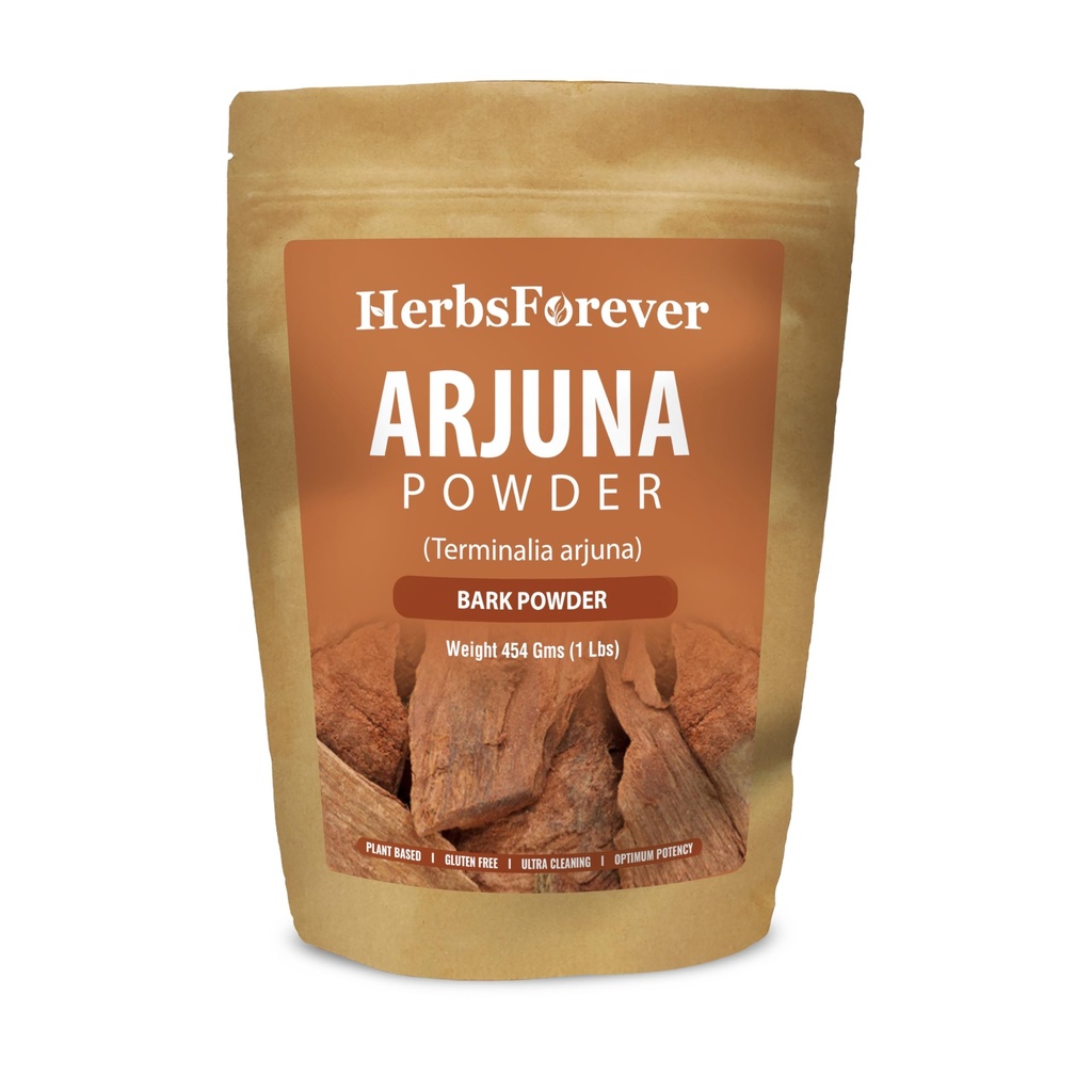 YersForever Arjuna Powder Terminalia Arjuna Non GMO, Vegan 454 GMS