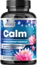 Luonnollinen rauhallisuus, rentoutuminen ja rentoutuminen - Ashwagandha, GABA, Magnesium, L-Theanine & More - Natural Focus, Energy & Immuno Support - Nature's Non-GMO, Vegan, Gluten Free, pullotettu Yhdysvalloissa - 120 kapselia
