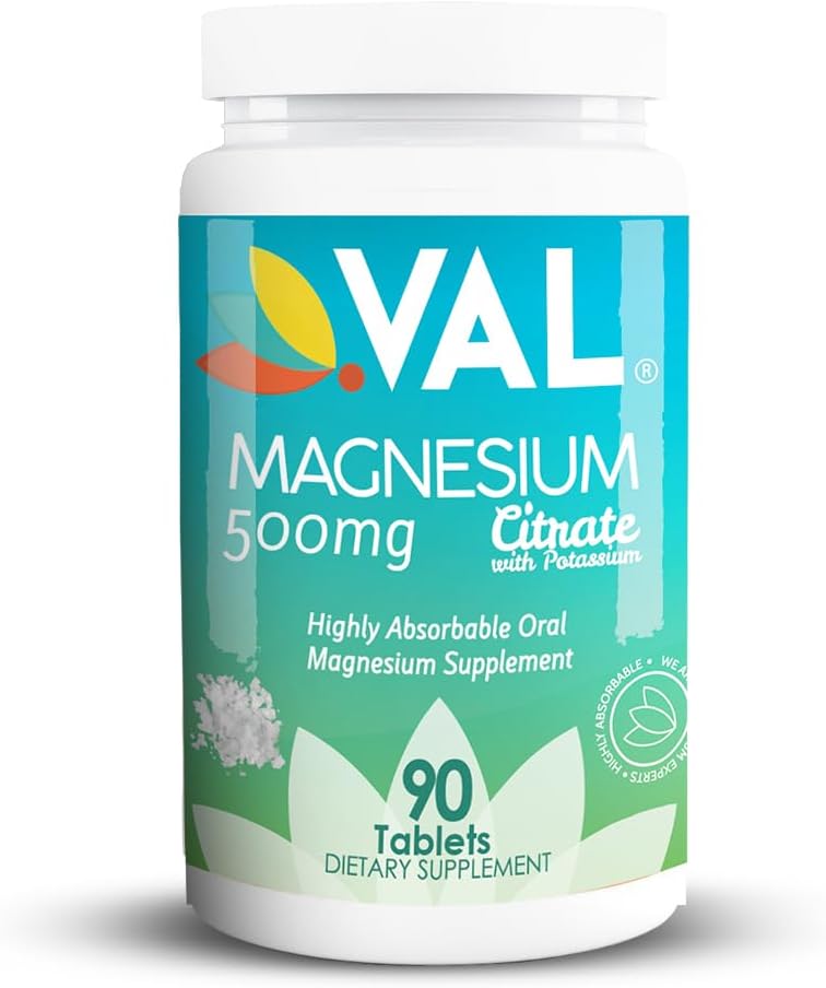 VAL Magnesium Citrate + B6 + Kalium, 90 tabletter