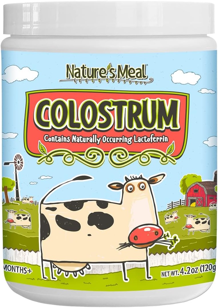 Immuunituki lapsille - Colostrum Powder, Natural Super Food Lactoferrin, IgG, ja PRPS 4,2 oz. Ikä 6 kuukautta+