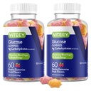 Vitey Glucose Gummies - 4g hiilihydraatteja - Nopea toimia Vaihtoehto Glukoosi Tabletit - Energia ja verensokeri tuki - Vegaani, Gluteeniton, Liivate - 120