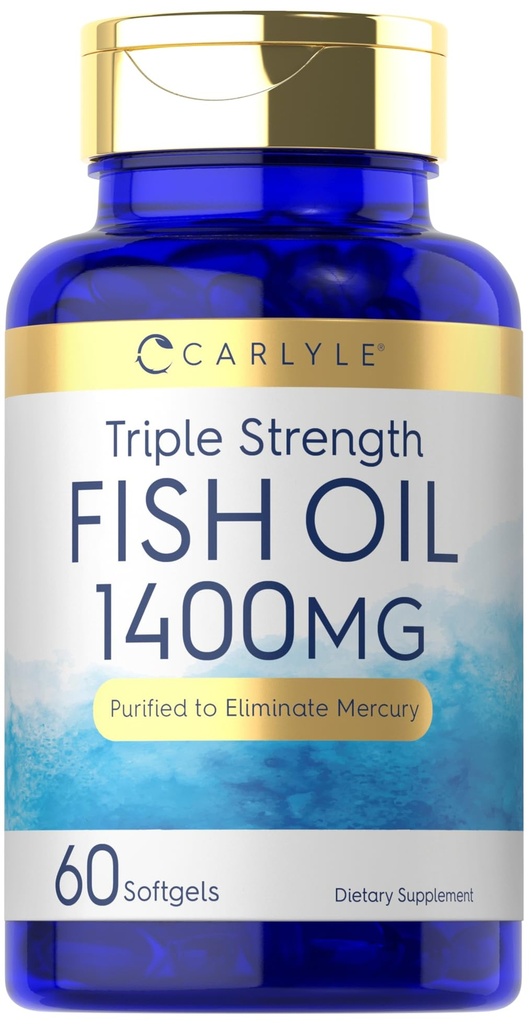 Carlyle Triple Strength Omega 3 Kalaöljy 1400 mg ... 60 Softgels...