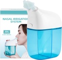 Nenän kastelujärjestelmä, Nenän huuhtelukone, Sinus huuhtelukone, Sinus Cleaner Machine with Water Tank & Waste Collection Tank - Nenä Cleaner for Sinus,Sinus Adult, Allergia Relief - Blue