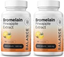 Balancebreens Bromelain 500 mg, 120 kapselia - ananasuute Dgestive Enzyme, tukee digestio ja yhteinen terveys täydentää