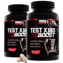 Force Factor Test X180 Boost, 2-Pack, testosteron Booster och energitillskott för män, öka energi, öka uthållighet och förbättra vitalitet, med D-aspartic Acid och Fenugreek, 240 tabletter