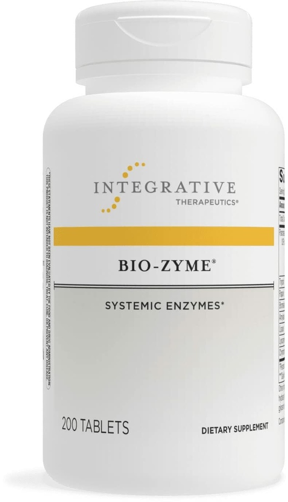 Integratiivinen Therapeutics Bio-Zyme - Haima Enzyme Complex for Dgestive Support* - Tukee Tervettä Digestion * - Laimentamaton haimauute - 200 tablettia (100 tarjoilua)