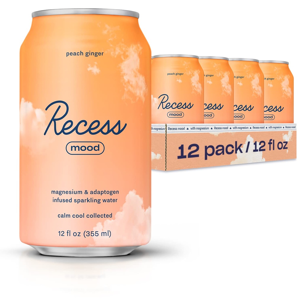 Rentoutusjuoma, 12 unssia (Peach Inkivääri, 12 pakkaus)