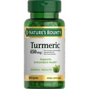 Nature's Bounty Turmeric Capsules, kasviperäisten antioksidanttien rohdosvalmiste, 450 Mg, 60 Ct