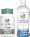 MaryRuths Multivitamin Gummies for Women (Strawberry) & Liquid Nighttime Multimineral (Pineapple) | Clean Label Project Verified® | USDA Organic & Vegan | Beauty, Bedtime Routine och Overall Health