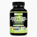 Quercetin Sinkki D-vitamiini Supplement Quercetin 1000 mg Sinkki 50 mg C-vitamiini 1000 mg D-vitamiini 5000 IU Bromelain Elderberry Sea Moss aikuisille