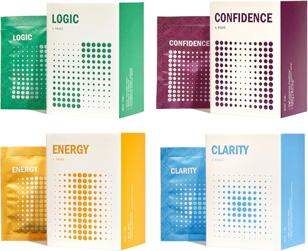 Opinnäytetyö Starter Kit - Nootropic Kognitiiviset lisäravinteet selvyyden, logiikan, itseluottamusta ja energiaa - edistää henkistä keskittymistä, luonnon energiaa ja muistia - 24 palvelinta - 1 kuukauden tarjonta