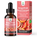 GSE Greippisiemenuute Liquid - One Drop Daily - Super tiivistetty viinirypälesiemenuute Nestemäisiä tihkuja Rikas Bioflavonoidit & Polyfenolit Gut Health & Immuuni tuki - 2OZ - 60 tarjoilut