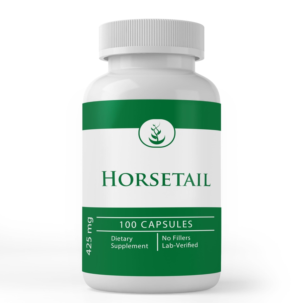Puhdas Alkuperäinen ainesosat Horsetail, (100 kapselia) Aina puhdas, ei lisäaineita tai täyteaineita, Lab vahvistettu