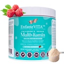 Kaikki yhden lapsen vitamiinit, 90 päivän tarjonta, jauhe monivitamiini probiootit, immuuni tuki, Gut Health, Vegan D3, sokeriton, ei GMO, luonnon maku, tohtori kaavailtu, päivittäin ravitsemus