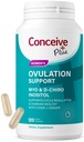 CONCEIVE PLUS Ovulation Support ... Myo-Inositol & D-Chiro Inositoli naisten hedelmällisyyttä varten... PCOS lisäravinteet lisääntymisterveyshormone Balance naisille COQ10, Foolihappo, inkivääri 30 päivän tarjonta