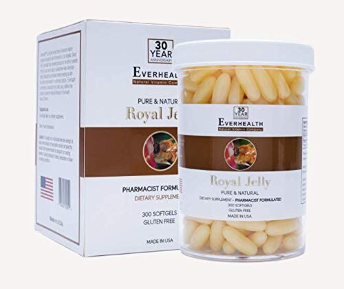 EVERHEALTH Royal Jelly 1000mg 300 kapselia Ravintolisä