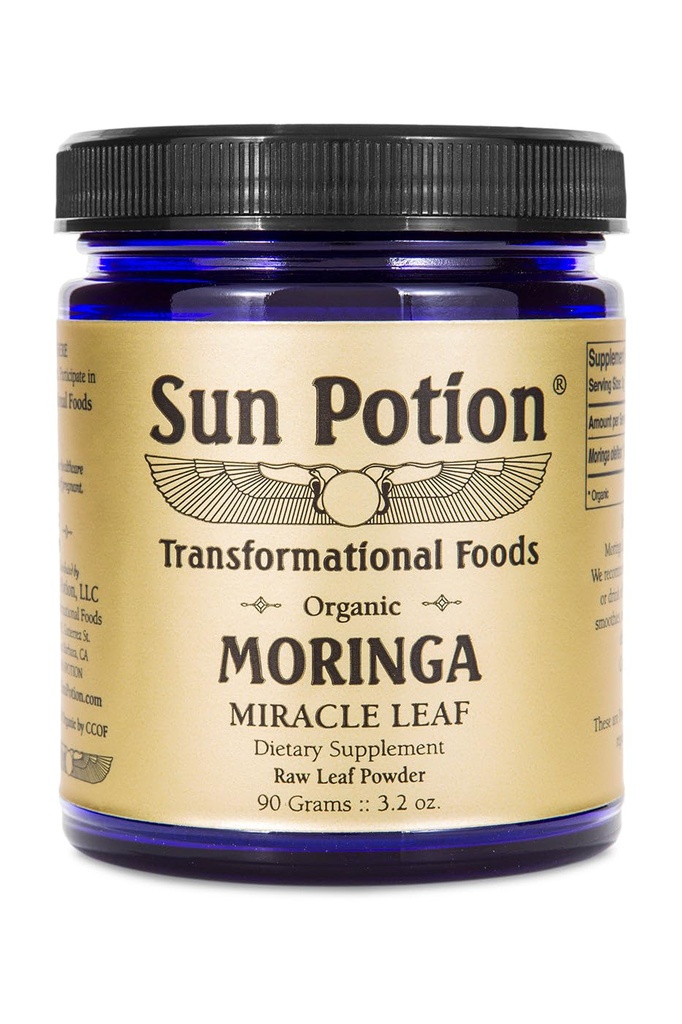 Aurinkojuoma Moringa Leaf Powder - 90 Gram Jar