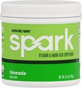 AdvoCare Spark - Energidryck Mix - Vitamin & Amino Supplement - Stöder Energi & Fokus - Portable Immune Support - Sugar-Free - Limeade (10)