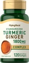 Piping Rock Turmeric ja inkivääri lisäravinteet ... 120 Softgel-kapselit ...