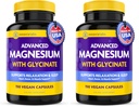 InnovixLabs Advanced 2-in-1 Magnesium Glycinate & Magnesium Malate 210mg Capsules, High Absorption Chelated Magnesium Supplement, Supports Relaxation Sleep Muscle & Bone Health, Vegan, 150-Day Supply