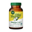 MegaFood Vegan Omega 3 6 9 - Burp- Less Supplement - 600 mg Plant-Based Omega 3 & 150 mg DHA per Serving - Sydän, aivot, Vision & Joint Support - Kalaöljy Vaihtoehtoinen - 60 kapselia, 30 tarjoilua