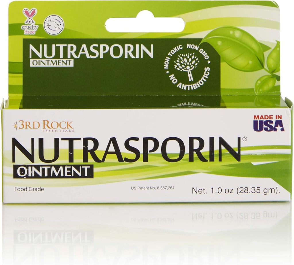 3rd Rock Essentials Nutrasporin Silver Voide, Myrkyllistä, Öljytöntä, Ei-antibioottista, Ensiapu, Ruokaluokka Voide, 1.0oz, 1 pakkaus