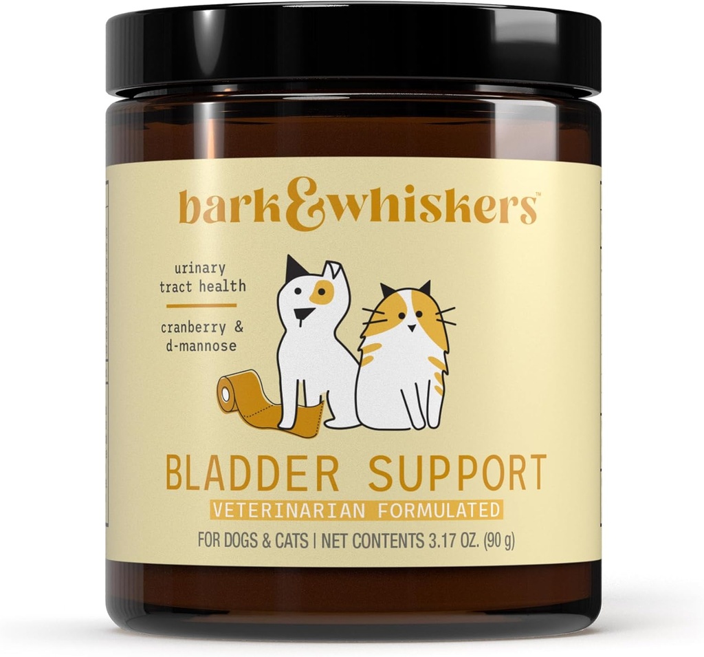 Bark & Whiskers rakkotuki, 3.17 Oz. (90 g), 90 Scoops, tukee virtsatieterveys, Cranbery & D-Mannose, Vet Formulated, ei-GMO, Dr. Mercola