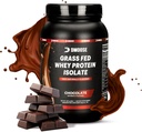 DMoose Grass Fed Whey Protein Powder - lihasten kasvua ja Recovery, luonnollisesti makeutettu & maku, Rikas Aminohappoja, nopea absorbing suorituskyky Formula (2 Lbs, suklaa)