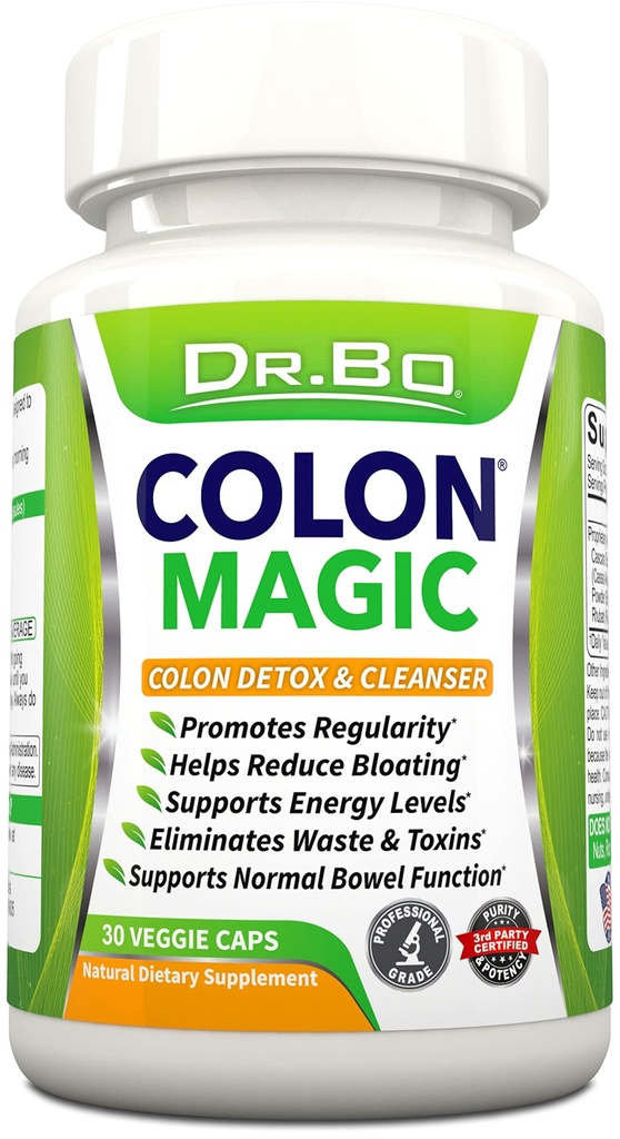 Colon Cleanse Detox Formel - Natural Bowel Cleanser Pills for Intestinal Bloating & Fast Digestive Cleansing - Daily Constipation Relief Supplement Gut, Belly, Stomach - Kvinnor Män Herbal Weight Flush