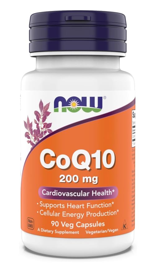 Lisäravinteet - CoQ10 (Coenzyme Q10) 200 mg, tukee sydän- ja verisuoniterveyttä*, Kosher, Vegan 90 kasvissyöjän kapselit
